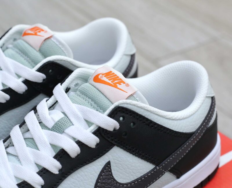 Giày Nike Dunk Low Grey Black Orange Mini Swoosh Best Quality