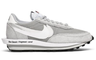 Giày Nike Fragment Design x Sacai x LDV Waffle ‘Light Smoke Grey’ Best Quality