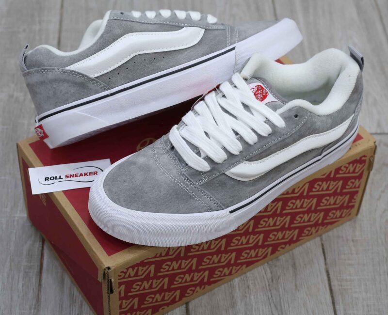 Giày Vans Knu Skool Franchise Gray Like Auth