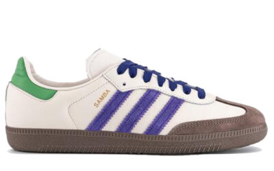 Giày Adidas Samba OG ‘Off White Core Purple’ Like Auth