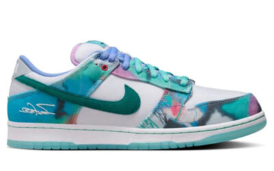 Giày Nike x Futura Laboratories SB Dunk Low Bleached Aqua Best Quality