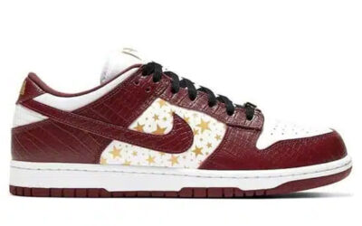 Giày Supreme x Nike SB Dunk Low Barkroot Brown Best Quality