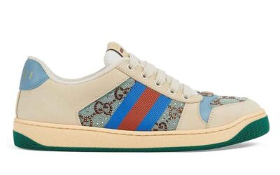 Gucci Women’s Screener Sneaker With Crytals Best Quality