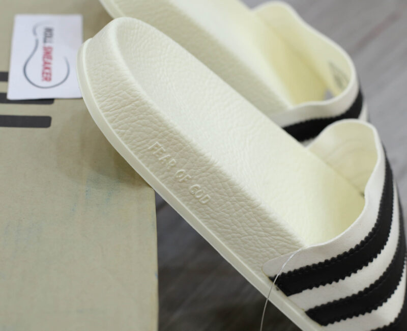 Dép Adidas Fear of God Athletics Adilette Cream White Like Auth