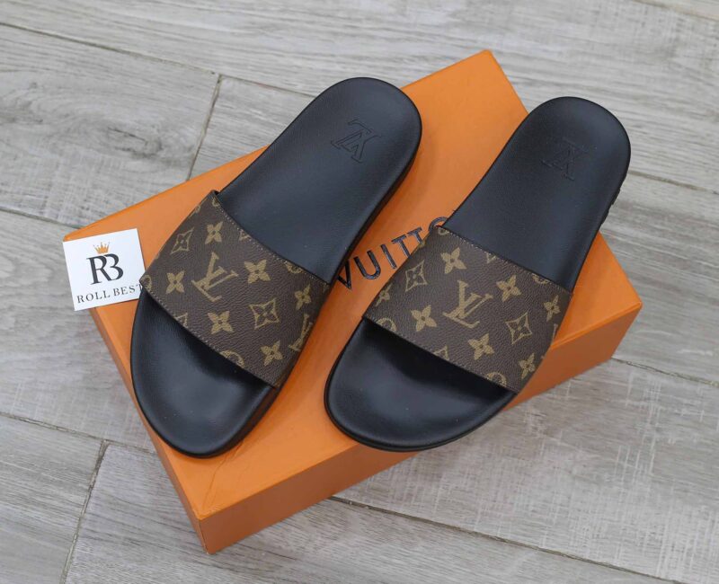 Dép Louis Vuitton Waterfront Mule Monogram Best Quality