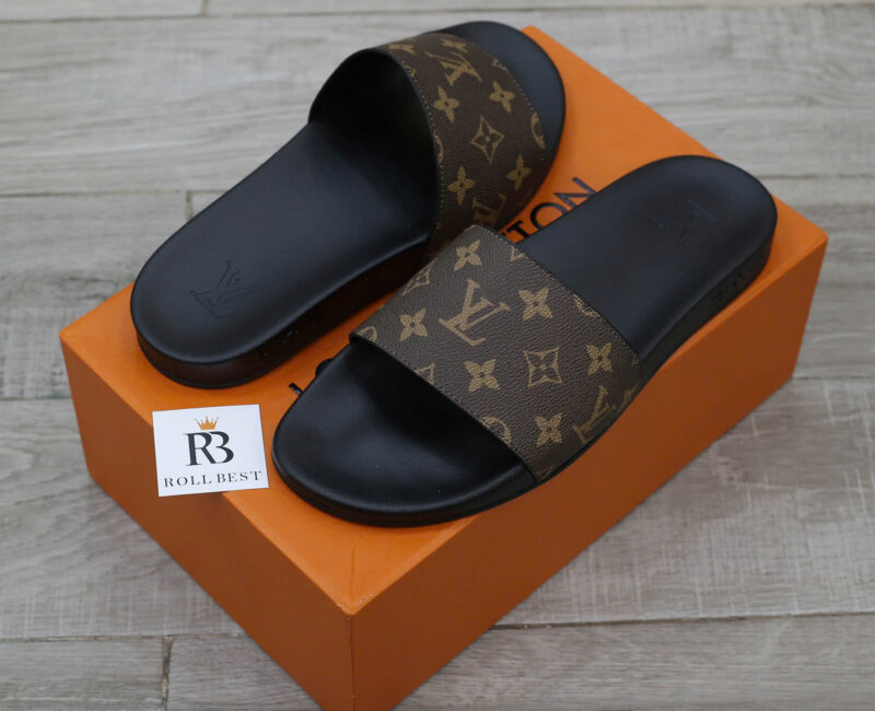 Dép Louis Vuitton Waterfront Mule Monogram Best Quality