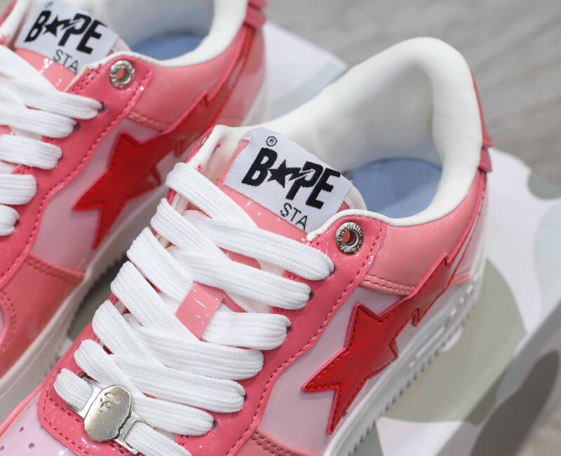 Giày A Bathing Ape Bape Sta Low Color Camo Combo Pink Best Quality