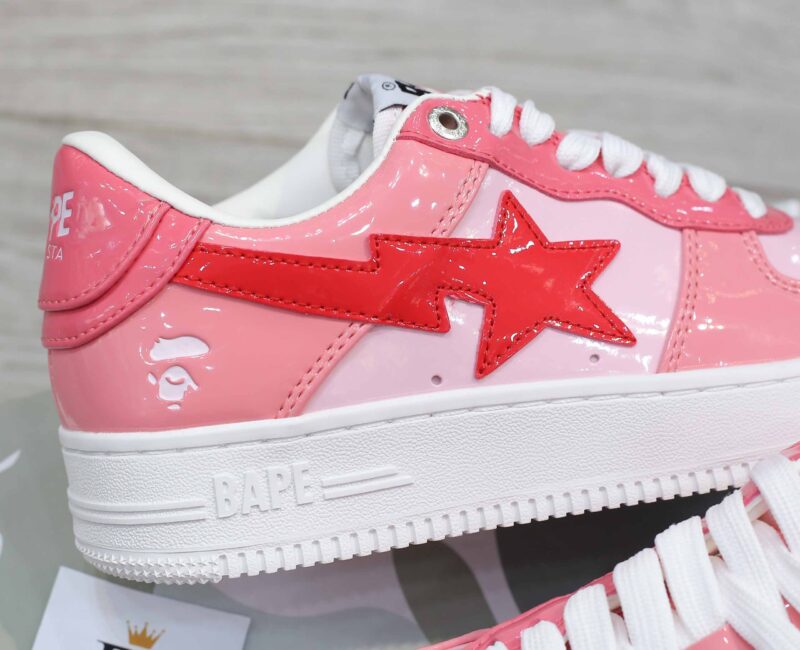 Giày A Bathing Ape Bape Sta Low Color Camo Combo Pink Best Quality