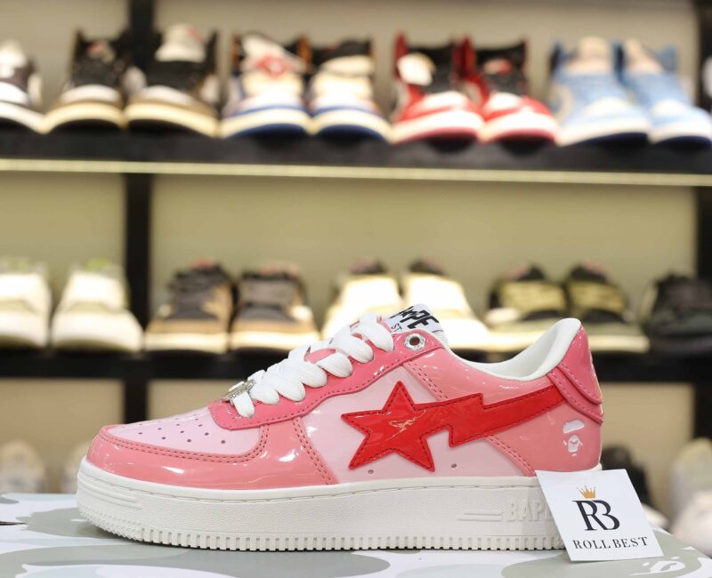 Giày A Bathing Ape Bape Sta Low Color Camo Combo Pink Best Quality