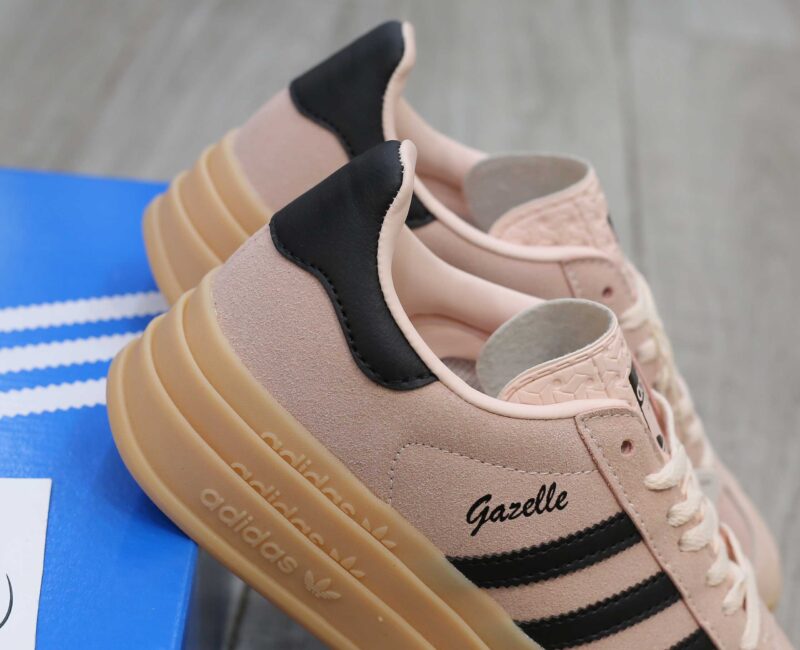 Giày Adidas Gazelle Bold ‘Wonder Quartz Black Gum’ Like Auth