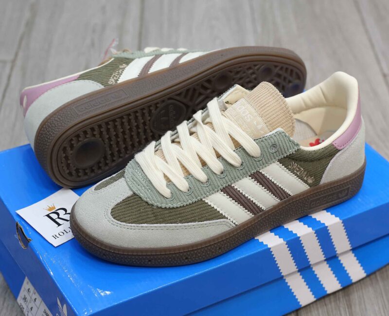 Giày Adidas Handball Spezial Silver Green Magic Mauve Best Quality