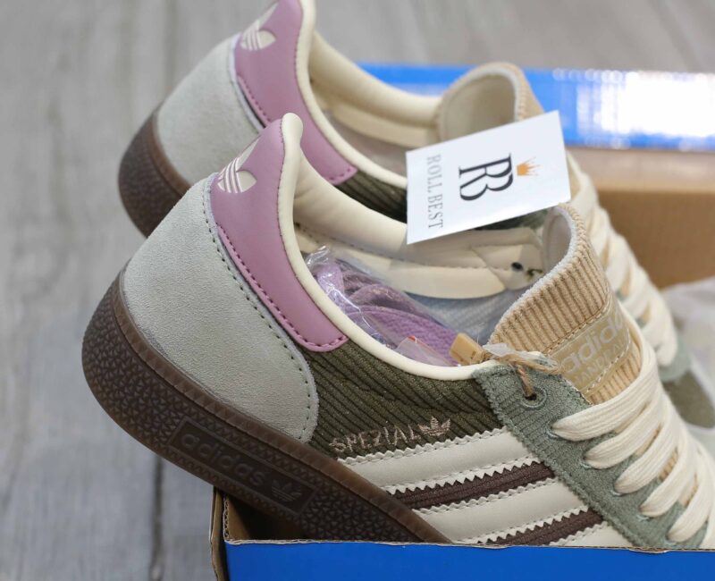 Giày Adidas Handball Spezial Silver Green Magic Mauve Best Quality