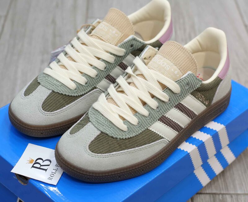 Giày Adidas Handball Spezial Silver Green Magic Mauve Best Quality