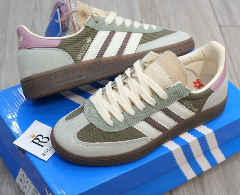 Giày Adidas Handball Spezial Silver Green Magic Mauve Best Quality