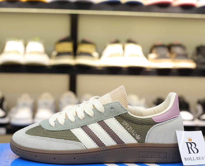 Giày Adidas Handball Spezial Silver Green Magic Mauve Best Quality