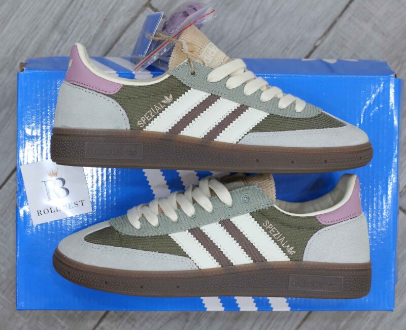 Giày Adidas Handball Spezial Silver Green Magic Mauve Best Quality