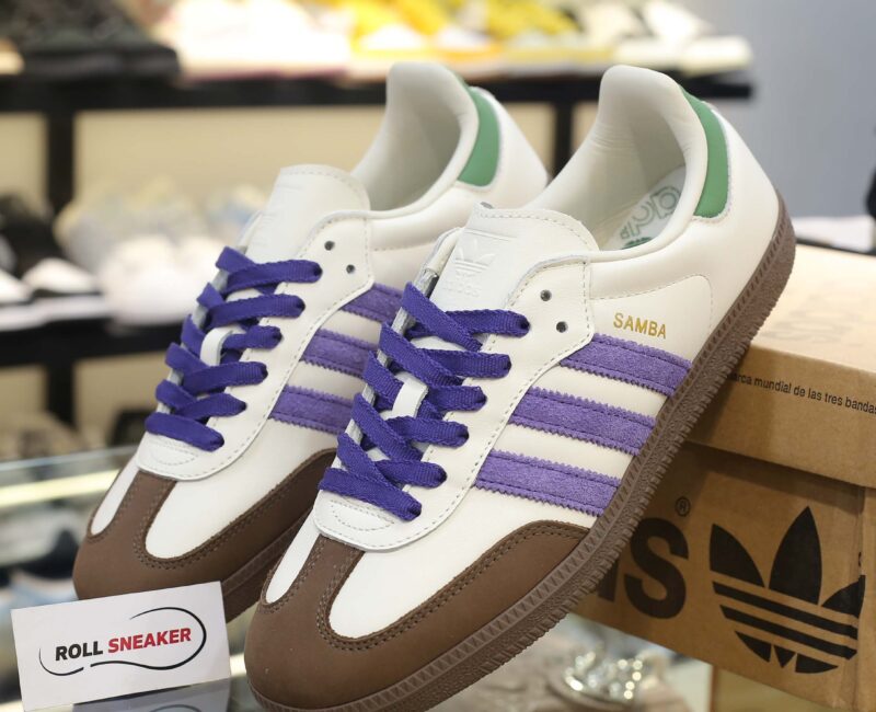 Giày Adidas Samba OG ‘Off White Core Purple’ Best Quality