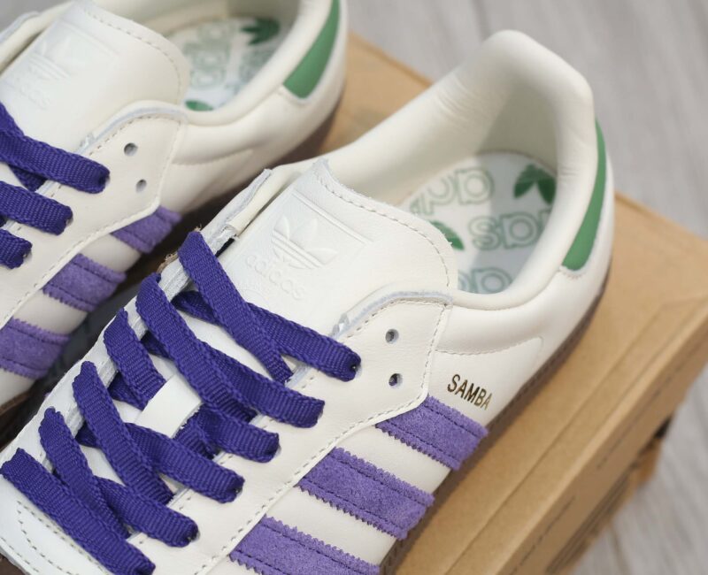 Giày Adidas Samba OG ‘Off White Core Purple’ Best Quality