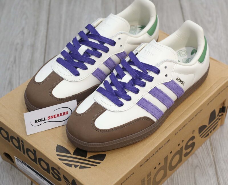 Giày Adidas Samba OG ‘Off White Core Purple’ Best Quality