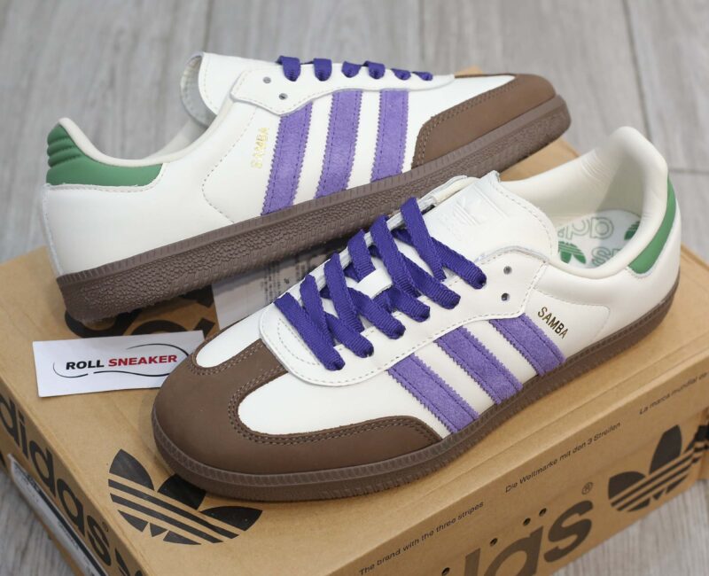 Giày Adidas Samba OG ‘Off White Core Purple’ Best Quality