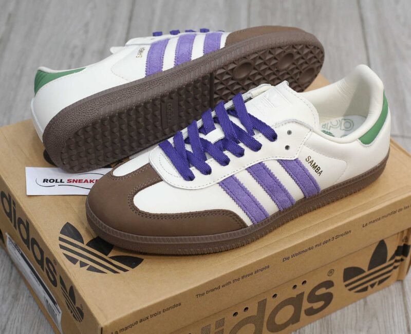 Giày Adidas Samba OG ‘Off White Core Purple’ Best Quality