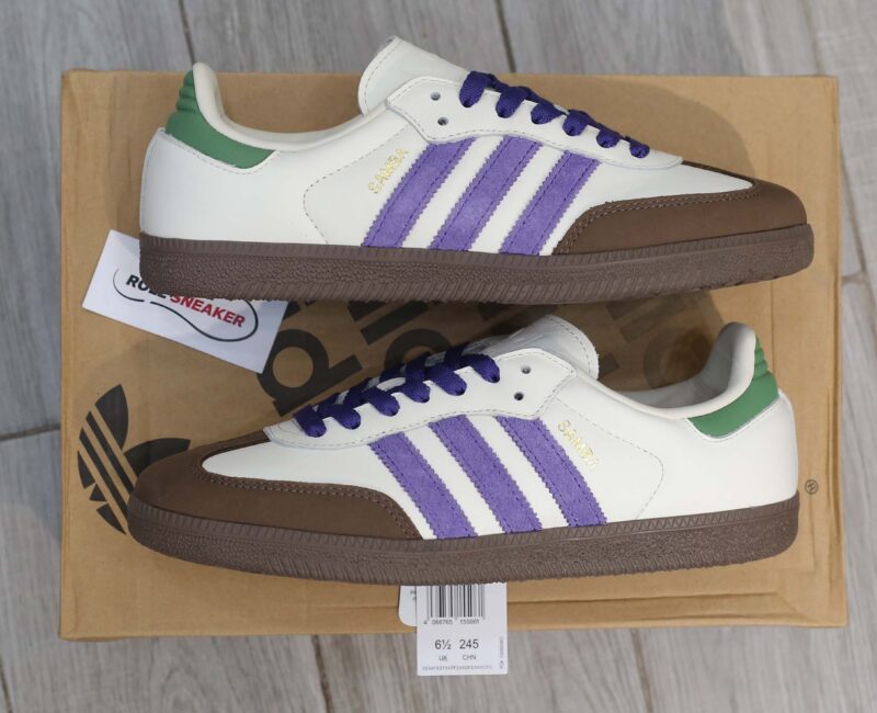 Giày Adidas Samba OG ‘Off White Core Purple’ Best Quality