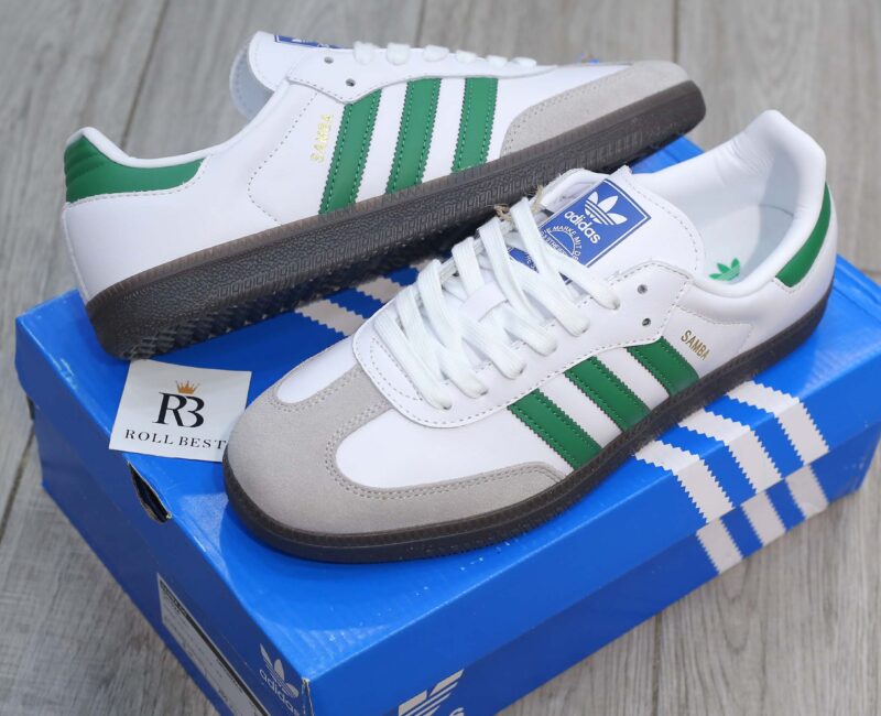 Giày Adidas Samba OG ‘White Green’ Best Quality