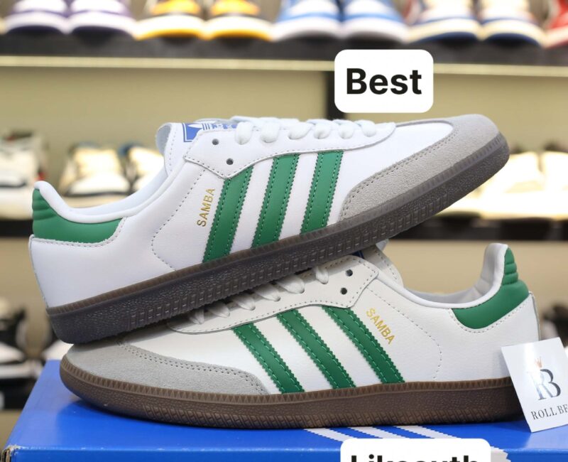 Giày Adidas Samba OG ‘White Green’ Best Quality