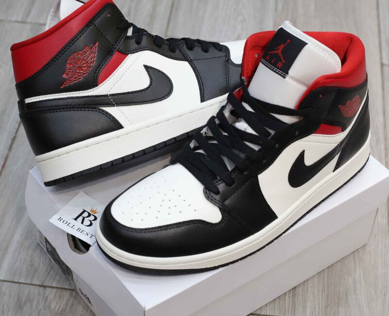 Giày Air Jordan 1 Mid Gym Red Panda Best Quality