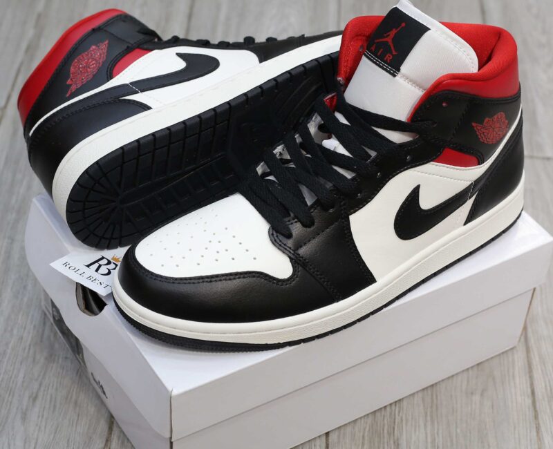 Giày Air Jordan 1 Mid Gym Red Panda Best Quality