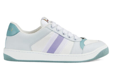 Giày Gucci Screener 'Light Blue Lilac' Best Quality