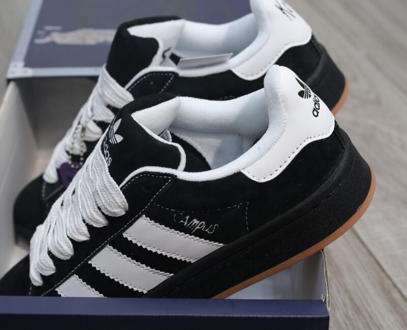 Giày Korn x Adidas Campus 00s ‘Black Gum’ Like Auth