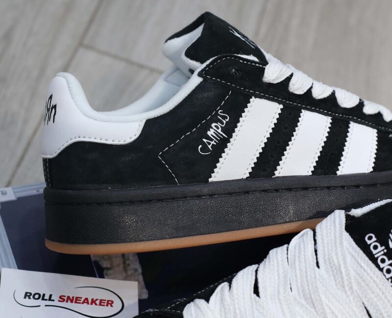 Giày Korn x Adidas Campus 00s ‘Black Gum’ Like Auth