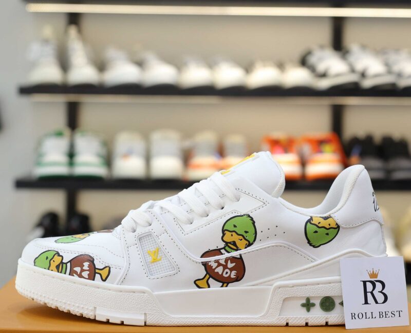 Giày Louis Vuitton LV Trainer x Nigo Duck Best Quality