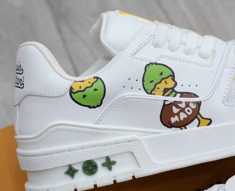 Giày Louis Vuitton LV Trainer x Nigo Duck Best Quality