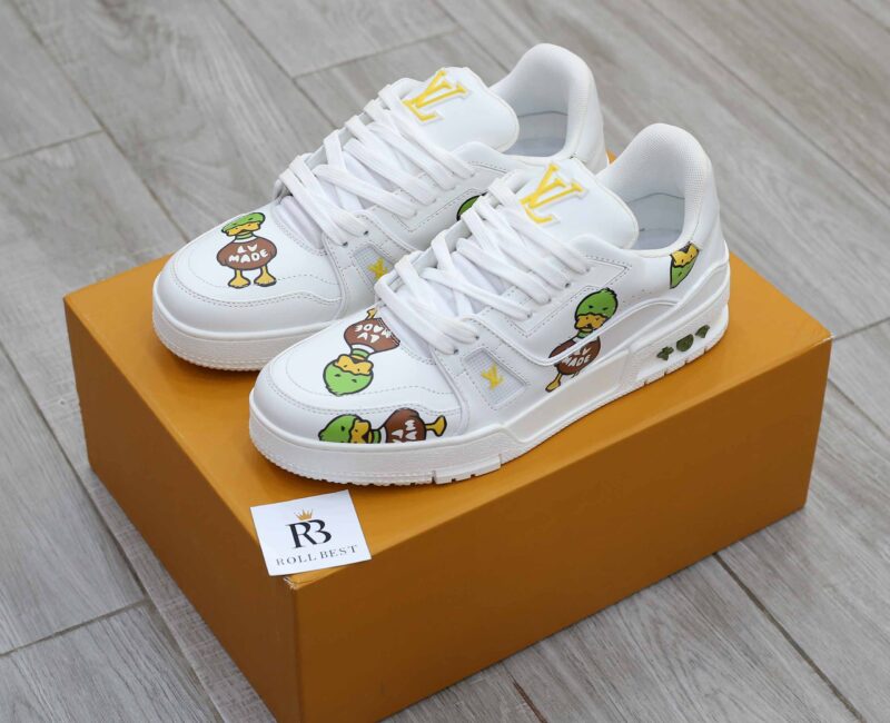 Giày Louis Vuitton LV Trainer x Nigo Duck Best Quality