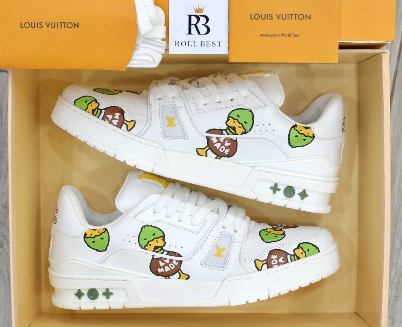 Giày Louis Vuitton LV Trainer x Nigo Duck Best Quality