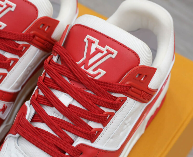 Giày Louis Vuitton Trainer Red White Best Quality