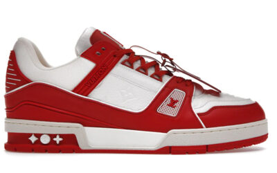 Giày Louis Vuitton Trainer Red White Best Quality