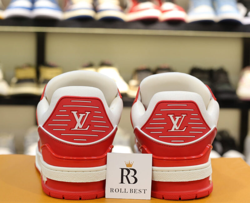 Giày Louis Vuitton Trainer Red White Best Quality