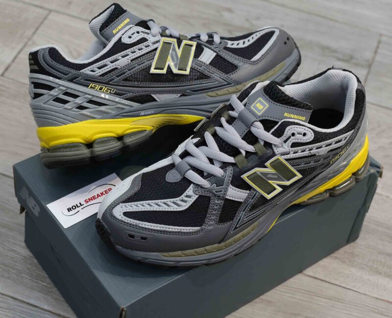 Giày New Balance 1906N Black Yellow Gray Like Auth