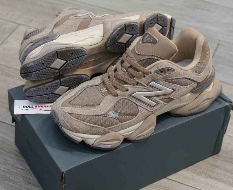 Giày New Balance 9060 Mushroom Timberwolf Like Auth