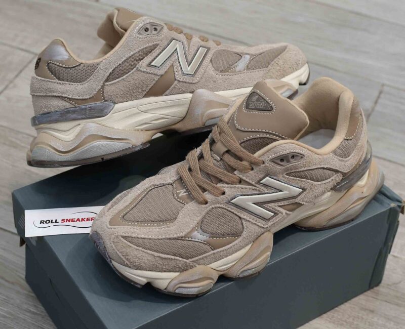 Giày New Balance 9060 Mushroom Timberwolf Like Auth