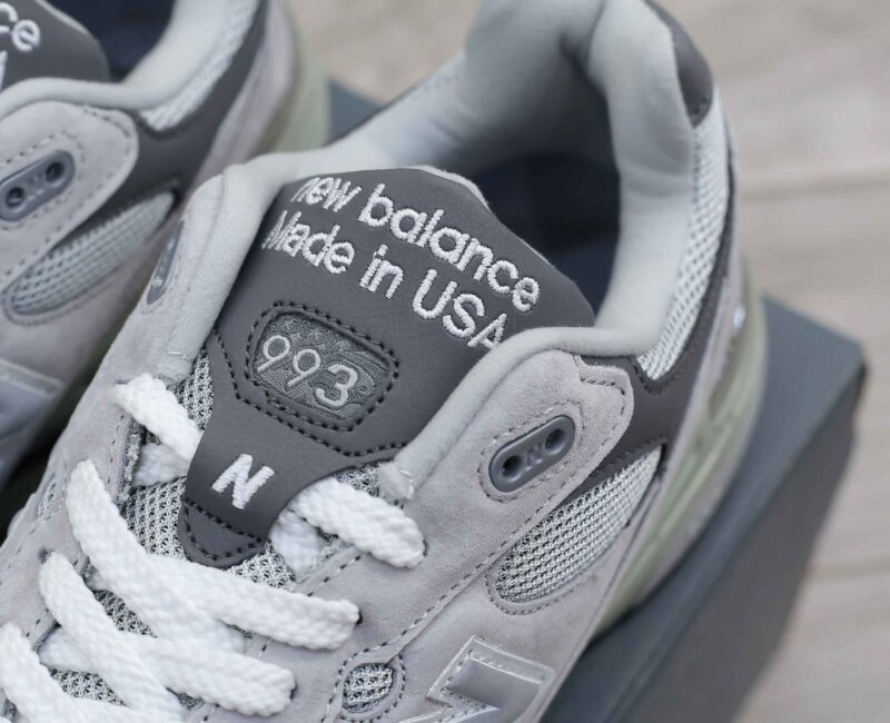 Giày New Balance 993 Made in USA ‘Grey White’ Like Auth