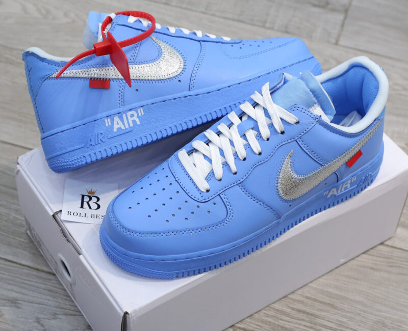 Giày Nike Air Force 1 Low Off-White MCA University Blue Best Quality