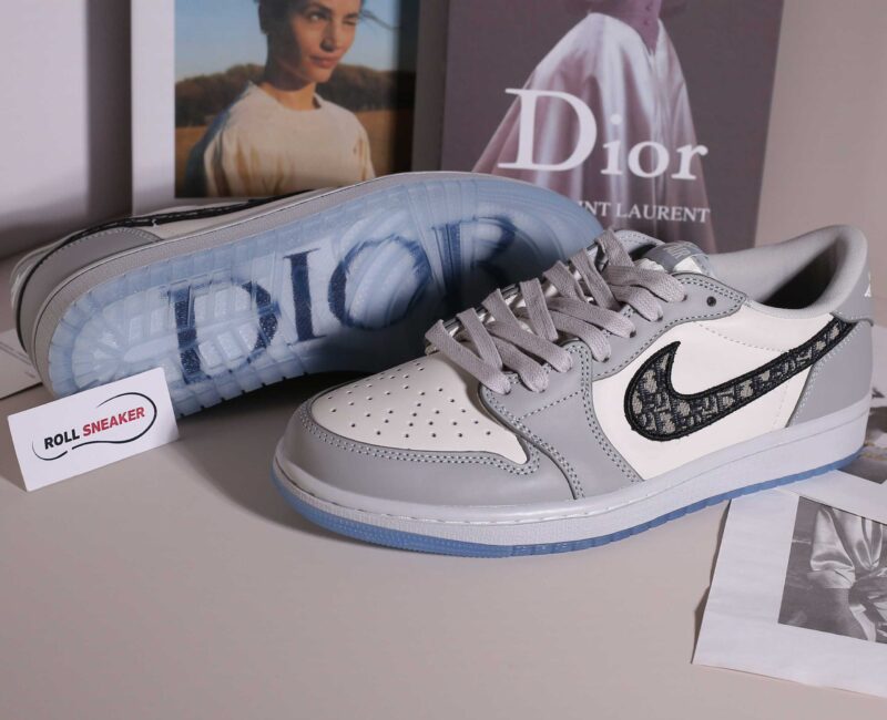 Giày Nike Air Jordan 1 Retro Low Dior Best Quality – Thanh Lý No Box New 100%
