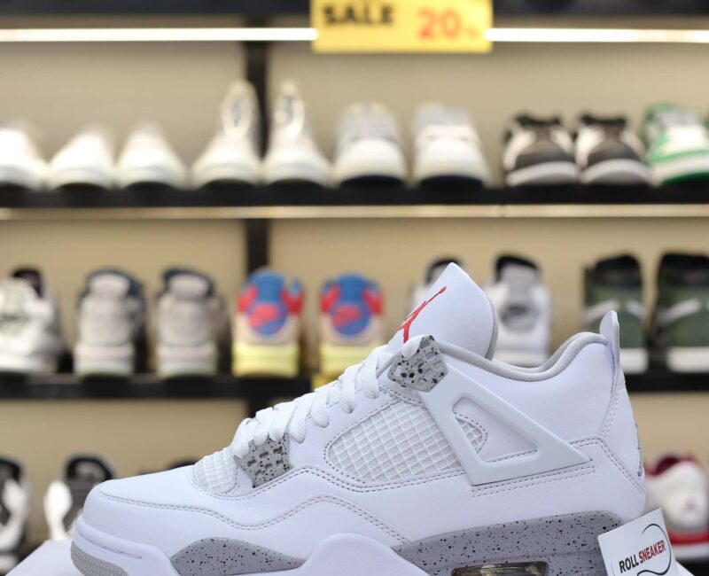 Giày Nike Air Jordan 4 White Oreo 2021 Best Quality