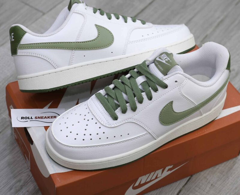 Giày Nike Court Vision Low - White Green Like Auth