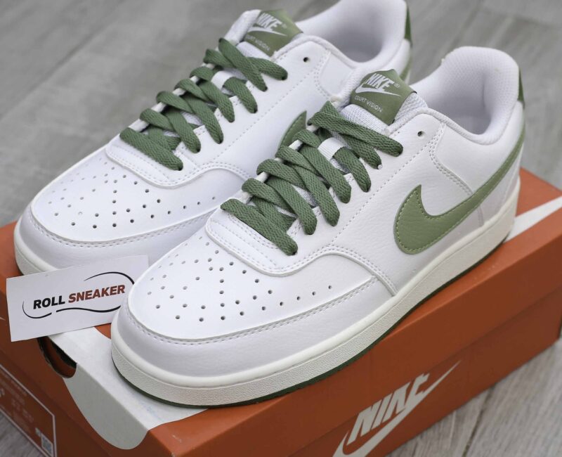 Giày Nike Court Vision Low - White Green Like Auth