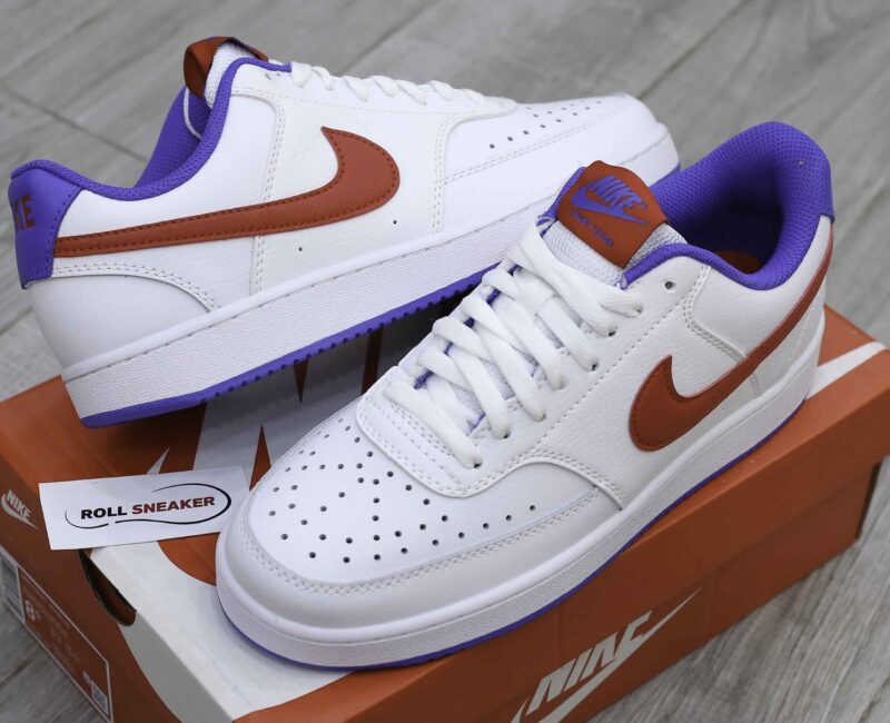 Giày Nike Court Vision Low - White Red Blue Like Auth